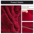 thumbnail image 5 of Velvet Sofa Cover 3 Seaters Plush Couch Cover Slipcover All-Inclusive Protector Washable with Non-Slip Straps, Red, 5 of 7