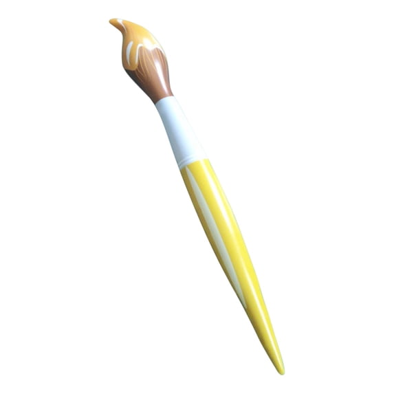 Nuoqisi Decoration Giant Inflatable Paint Brushes | Colored Art Tall Large Jumbo Photo Prop Set for Birthday Party Favors Classroom Supplies, Yellow