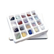 20 Pieces Rocks Collection Box Teaching Aids Science Education Set for Kids
