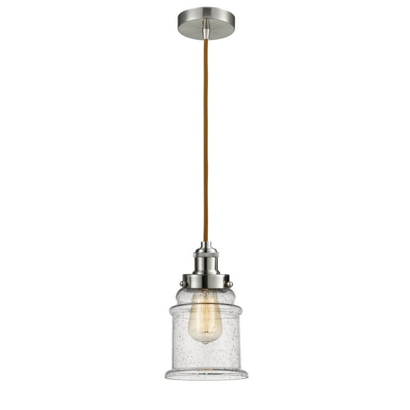 Innovations 100SN-10CR-1H-SN-G184 One Light Mini Pendant from Edison collection