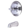 thumbnail image 2 of Kingston Brass KB2631DXTO Concord Tub Only, Polished Chrome, 2 of 2