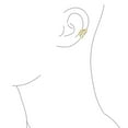 thumbnail image 3 of Bling Jewelry Womens Minimalist Chevron Ear Cuff Cartilage Clip Wrap Helix Non-Pierced Gold Plated, 3 of 5