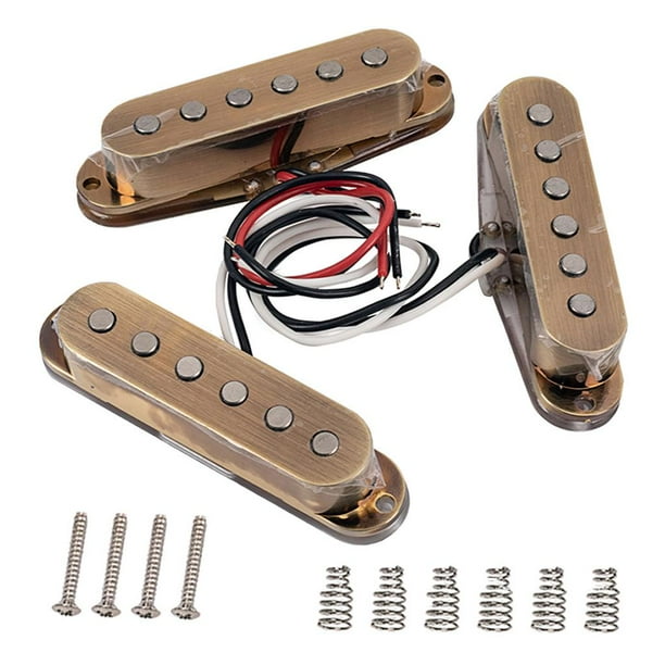Pastillas De Guitarra Para Guitarra Eléctrica ST, Bronce (paquete De 3)