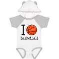 thumbnail image 3 of Inktastic I Heart Basketball Boys or Girls Baby Bodysuit, 3 of 5