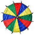 thumbnail image 1 of Juguete de paracaídas Play Parachute GSi para niños Rainbow de 16 pies con bolsa, 1 of 9