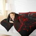 thumbnail image 4 of Feelyou Futuristic Game Console Bedding Comforter Set, Red Spider Web Gamepad Twin Comforter Sets, Teens Kids Boys Girls Reversible Bedding Set, Super Cozy Room Decor, 2-Piece, 4 of 8