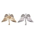 thumbnail image 5 of EHJRE Fashion Gold Delicate Angel Brooches Crystal Brooch Pin For Men Women - Gold, 5 of 9