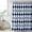 Blue, variant on Bohemia Shower Curtain, Waterproof Shower Curtains for Bathroom, Retro Abstract Geometric Pattern Boho Black Washable Fabric Bathtub Curtain Set Bath Decor with 12 Hooks 48"x72"