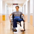 thumbnail image 4 of Arnés de seguridad ajustable para silla de ruedas Healifty con cojín y correa de liberación fácil., 4 of 8