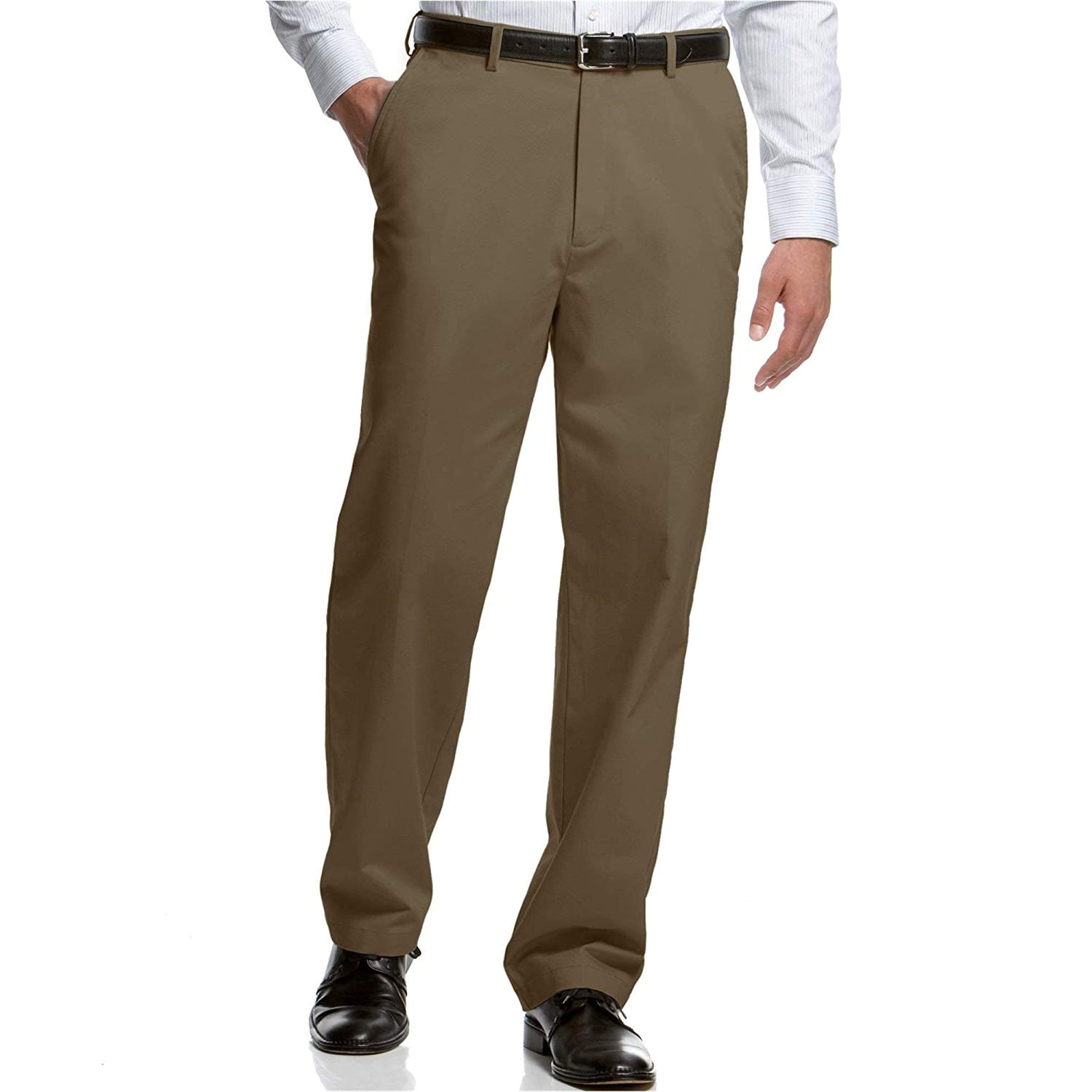 haggar stretch denim trousers