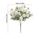 thumbnail image 2 of Claveles artificiales, pequeñas flores de seda para decoración de interiores, ramos artificiales para el hogar, decoración de cocina, boda, fiesta, el mejor regalo para mamá, blanco, 2 of 6