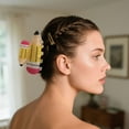 thumbnail image 4 of Funny Teacher Pencil Hair Clips for Women Cute Back to School Jaw Barrettes Stylish Hair Accessories for Unique Classroom and Appreciation Present, 4 of 4