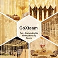 thumbnail image 7 of Warm White Curtain Light for Bedroom, 300 LED Window Fairy Curtain String Light with 16 Hooks, 8 Models Remote Control for Wedding Party Home Garden Indoor Christmas Decorations, 7 of 7