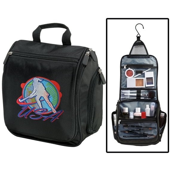 Field Hockey Toiletry Bag LOADED with POCKETS