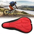 thumbnail image 4 of Bike Seat Cover Soft Breathable Sponge Easy to Install Suitable for Men Women Comfortable Ultra Soft Sports Bike Seat Compatible with Peloton Outdoor, 4 of 5