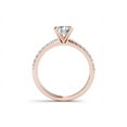thumbnail image 3 of 3/4 Carat T.W. Diamond Classic 14kt Rose Gold Engagement Ring, 3 of 4