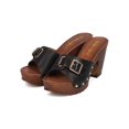 thumbnail image 5 of New Women Nature Breeze Vint-04 PU Open Toe Platform Buckle Chunky Heel Slide, 5 of 6