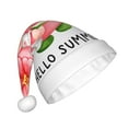 thumbnail image 2 of Cauagu Watercolor Tropical Gnomes for Adult Christmas Hat,1-Pack Xmas Holiday Hat Santa Hat for Women & Men Festive Headwear Accessories Fit for Christmas/New Year/Party, 2 of 6