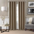 thumbnail image 2 of Elrene Home Fashions Florence Single Curtain Rod with Stacked Square Finial, Polished Nickel, 48" x 86", 2 of 9