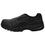 Skechers Hartan Steel Toe Work Shoes for Men, Slip-On Shoes with a Lace-Up Front