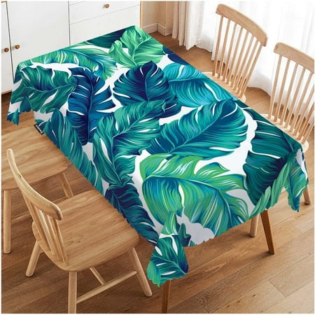

WISH TREE Decorative Rectangle Table Cloth Mermaid Rainbow Animal Fish Skin Mermaid Scales Polyester Tablecloth Kitchen Table Cover for Dining BBQ Picnic Coffee Table