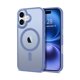 thumbnail image 1 of HAYAN Case for iPhone 16 Case Magnetic Translucent Matte Phone Cases 6.1" [Compatible with MagSafe] Thin Slim Fit Shockproof Bumper Hard Protective Cover for Women Men Girls, Light Blue, 1 of 1