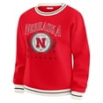 thumbnail image 2 of Women's WEAR by Erin Andrews Scarlet Nebraska Huskers Seal Sweatshirt, 2 of 5