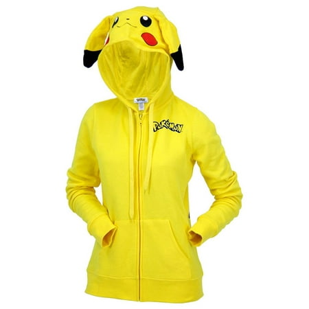 Pokemon Pikachu Juniors Costume Zip Up Hoodie