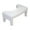 White, variant on StSilkitty Ergonomic Toilet Squatting Footstool for Improved Bowel Health and Comfort,Non Slip Quiet Bathroom Footrest for All Ages,Easy to Clean and Store