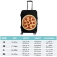 thumbnail image 2 of Pepperoni Pizza Luggage Cover Travel Suitcase Protector Anti-scratch Suitcase Cover for Men Women S, 2 of 6