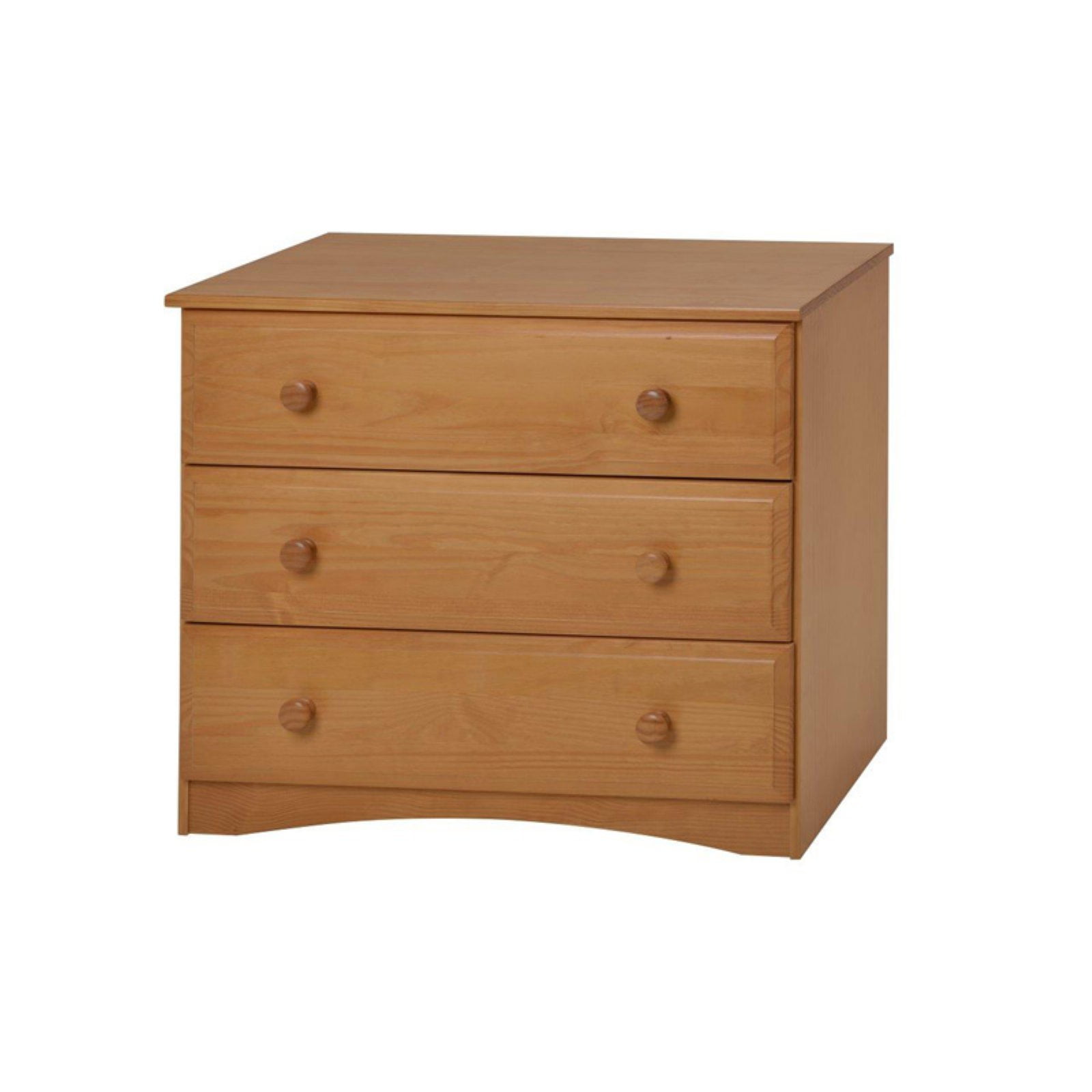 Essentials Three Drawer Dresser Natural Finish