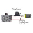 thumbnail image 4 of 7-70v 30a Pwm Dc Motor Speed Controller Switch Control 12v 24v 36v 48v With 30 Amp Fuse, 4 of 5