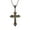 Orange, variant on YIEMEEN Vintage Baroque Christian Cross Necklace for Women Men Silver Color with Crystal
