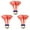 Orange, variant on Windproof Outdoor Shuttlecocks 3PCS for Badminton Training - Nylon Construction Stable Flight Durable Long-Lasting, Suitable for Recreation Competition Beginners