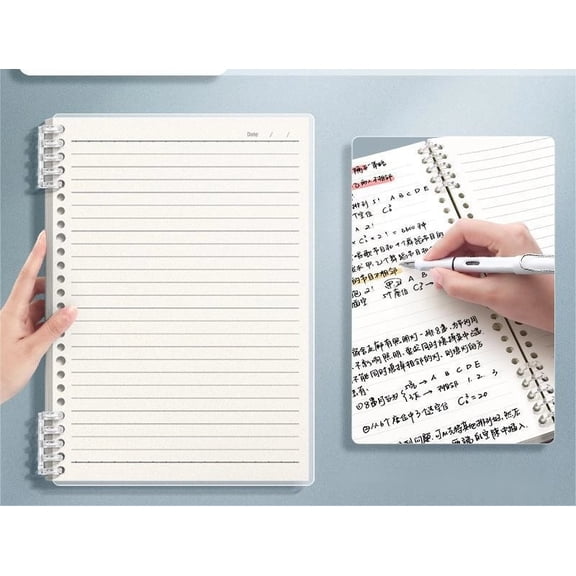 Small Notebook Journal Bulk Spiral Lined Notepad for Women Men 120 Pages Notebook Employee Appreciation Gift for Work Study (transparent white)