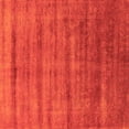 thumbnail image 1 of Ahgly Company Indoor Square Solid Orange Modern Area Rugs, 3' Square, 1 of 4