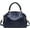 Blue, variant on Women's Fashion Handbag and Purse Genuine Leather Retro Shoulder Crossbody Bag Stitching Satchel for Work Travel