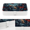 thumbnail image 4 of Hearts Battle Jewelry Organizer Box: PU Leather, with Removable Compartment, Portable - Jewelry Box and Organizer Box, 4 of 6