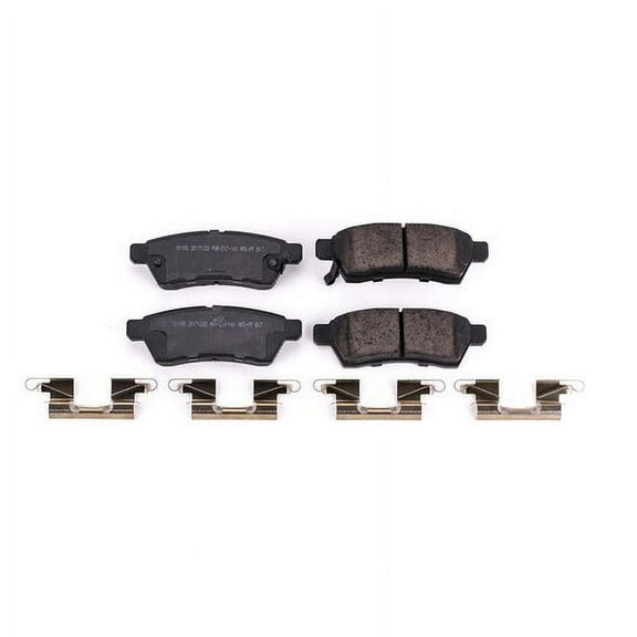 PowerStop 17-1100 Disc Brake Pad Set Nissan, Suzuki Disc Brake Pad Set - Rear