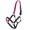 Pink, variant on Showman Full Size Horse Nylon Colored Neoprene Lined Halter