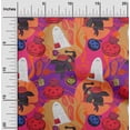 thumbnail image 2 of oneOone Cotton Cambric Magenta Fabric Halloween Fabric For Sewing Printed Craft Fabric By The Yard 42 Inch Wide, 2 of 4