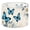 Color 4, variant on Lamp Shades Set of 2 Colorful Butterflies Among Vibrant Flowers Dreamy Fantasy 13" x 13" x 10" Lampshade for Table Lamps Floor Lamps Lamp Shade Replacement Easy Assembly Required