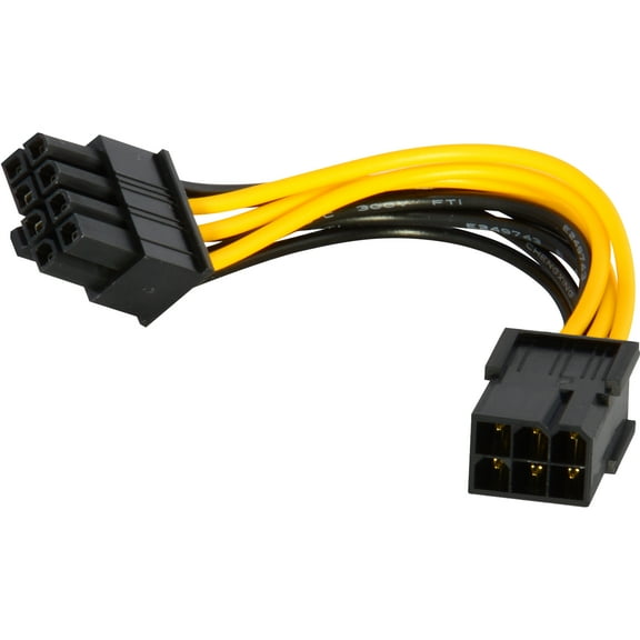 JacobsParts 6-pin to 8-pin PCI Express Power Converter Cable for Video Card