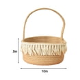 thumbnail image 3 of Xihbxyly Cesta de Almacenamiento de Cuerda de Algodón, Diseño de Yute Natural, Suave y Segura para Bebés, Organizador Multiusos, Decoración para La Habitación de Los Niños y El Hogar, Tamaño de 25 X, 3 of 5