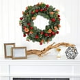 thumbnail image 6 of Artificial Christmas Wreath for Front Door 18 Inch Handmade Hanging Decor for Holiday Christmas Tree Fireplace Wall Window Indoor Outdoor Decoration, 6 of 6
