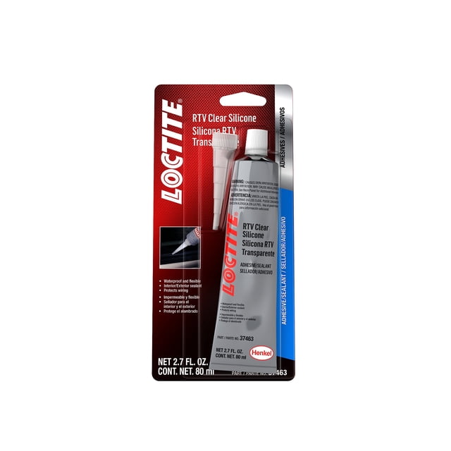 Adhesivo sellador Loctite 37463 RTV transparente 80 ml