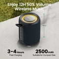 thumbnail image 3 of Altavoz Bluetooth Deeyaple inalámbrico IP67 a prueba de agua de 15 W, 3 of 9