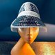 thumbnail image 5 of Sombrero de visera de bola de discoteca para mujeres y hombres, gorra de visera con espejo brillante, sombrero de cubo de discoteca, con flecos de diamante, 5 of 5