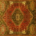 thumbnail image 1 of Ahgly Company Indoor Square Persian Yellow Traditional Area Rugs, 6' Square, 1 of 4