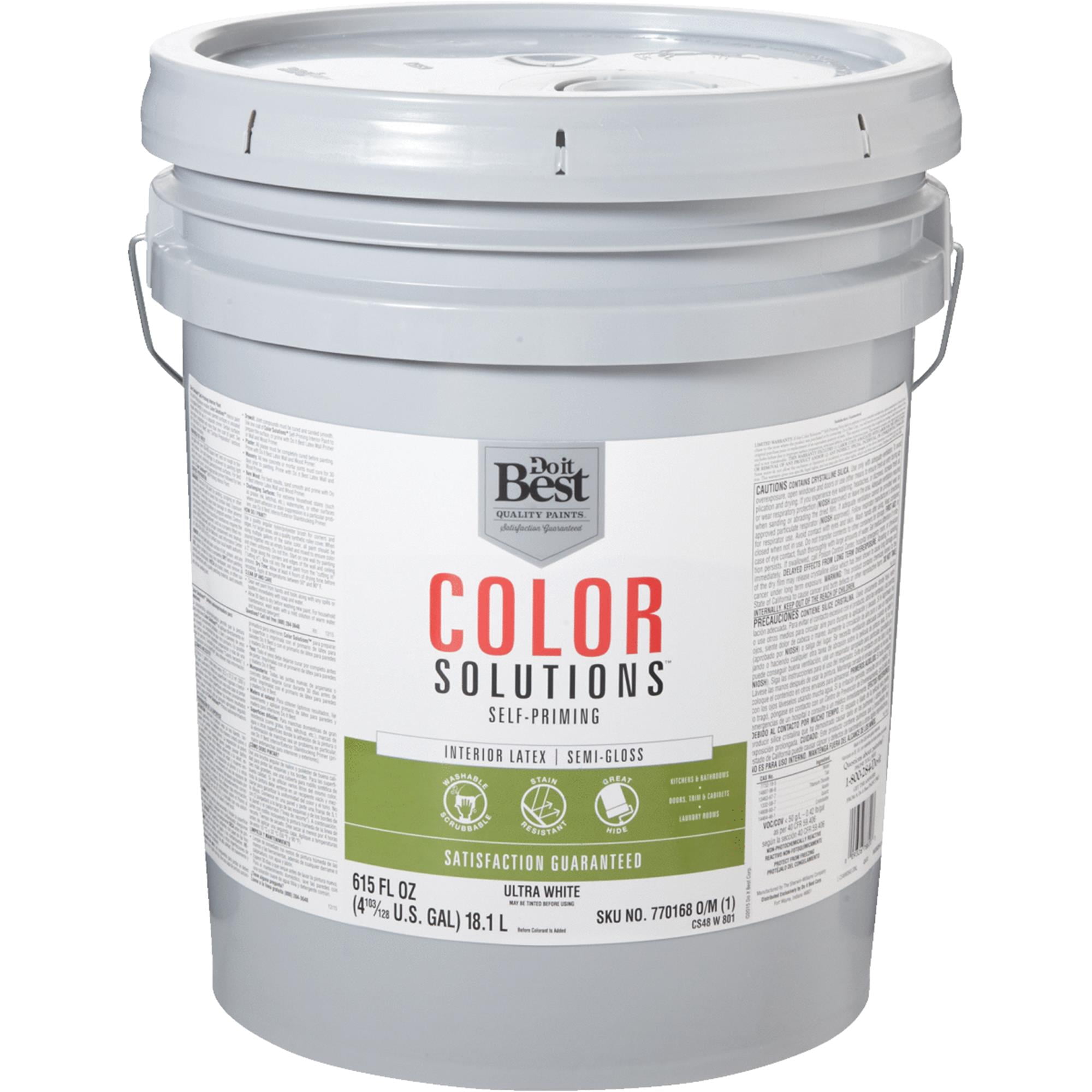 Do it Best Color Solutions Latex SelfPriming SemiGloss Interior Wall